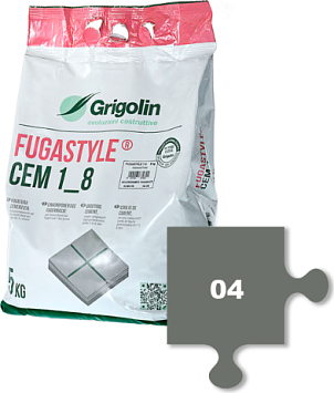 Затирка швов Fugastyle Cem 1_8 04  GRIGIO ANTRACITE 5kg