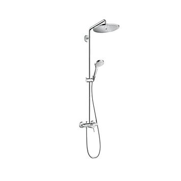 Душевая система Hansgrohe Croma Select 280 SHP, верхний душ 28см, с ручным душем и однорычажным смесителем, цвет: хром