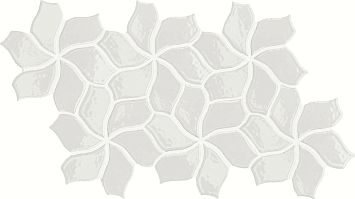 Керамогранит Mutina Botanica 40.3х23.1см, flower, универсальный, глазурованный, цвет:white glossy