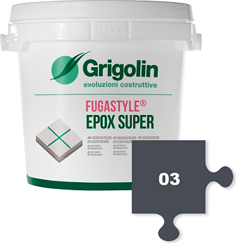 Эпоксидная затирка швов Fugastyle Epox Super 03  ANRTACITE 2kg