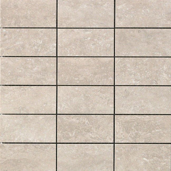 Керамогранит Casalgrande Padana Marmoker Mosaico Travertino Titanium Lucido 30x30