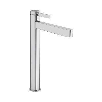 Hansgrohe Finoris Смеситель для раковины однорычажный 110 со сливным клапаном Push-Open хром 76070000