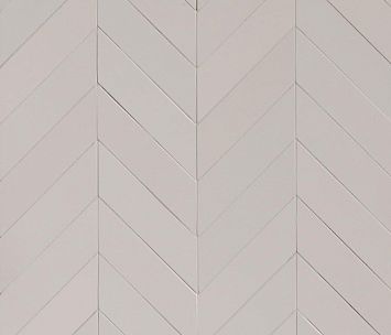 Керамогранит Mutina Mews Chevron Chalk 5.5x19.6 см, белый