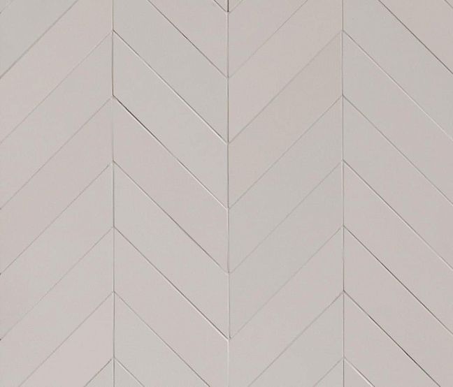 Керамогранит Mutina Mews Chevron Chalk 5.5x19.6 см, белый