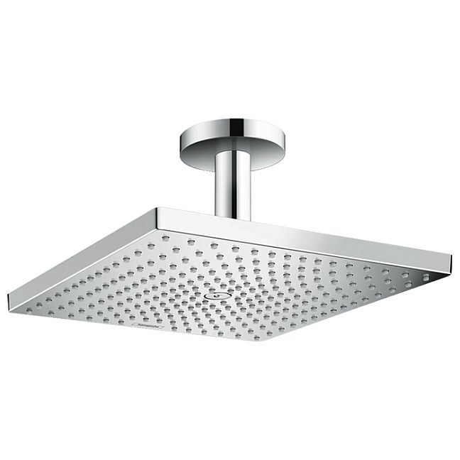 Верхний душ Hansgrohe Raindance, 30х30см, 1 jet, с потолочный держателем, цвет: хром