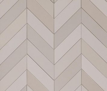 Керамогранит Mutina Mews Chevron Fog 5.5x19.6 см, бежевый