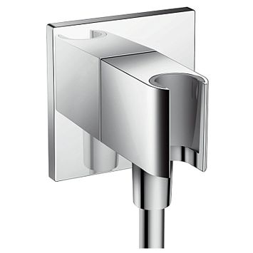 Шланговое подключение держатель для душа Hansgrohe Fixfit Porter Square цвет: хром