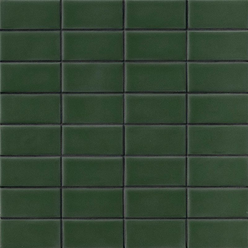 Керамогранит Mutina Din Dark Green Matt 7,4X15