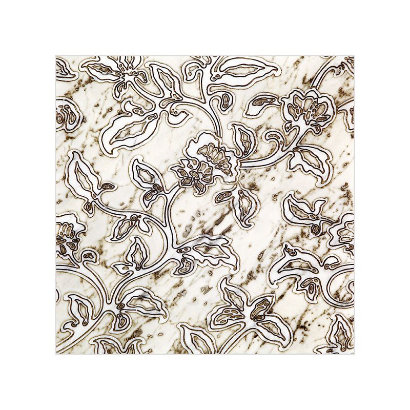 Мраморная плитка Akros Dogma Classic Dhanza OLD Bianco Carrara 40x40