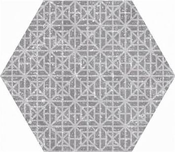 Equipe Керамогранит Coralstone Hexagon Melange Grey 29,2x25,4x0,83