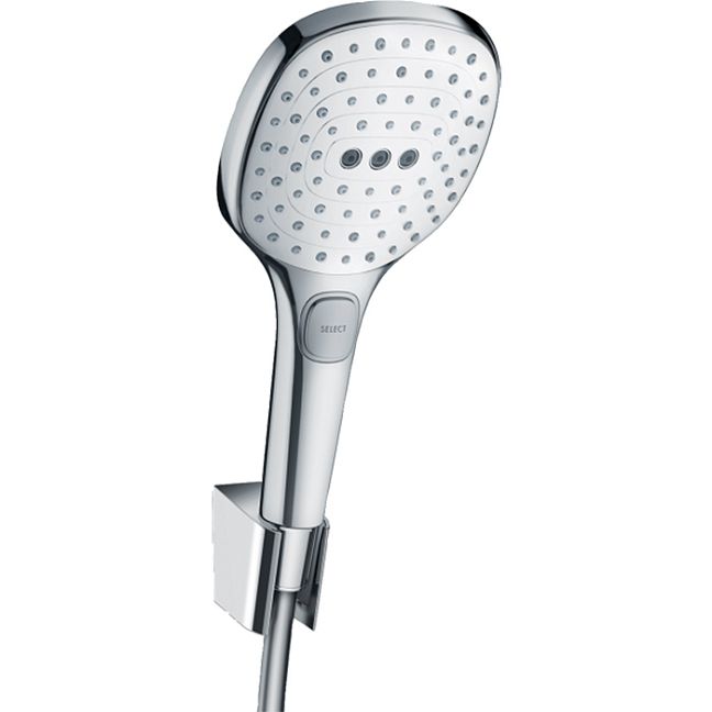 Ручной душ Hansgrohe Raindance Select E 120 Port, с держателем, цвет: хром