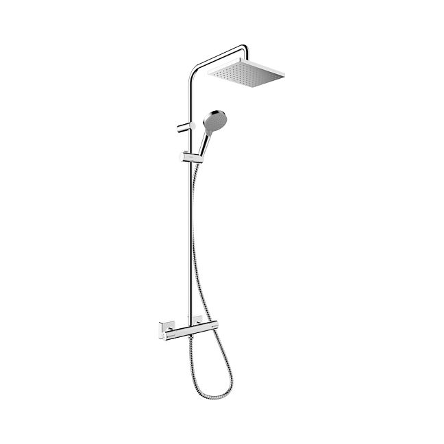 Hansgrohe Vernis Shape Душ Showerpipe 230 1jet EcoSmart с термостатом хром