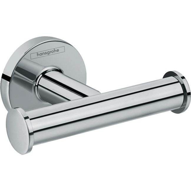 Двойной крючок Hansgrohe Logis UA, подвесной, цвет: хром