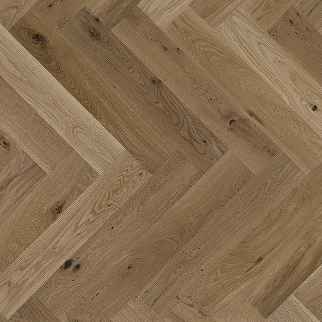 Паркетная доска Barlinek Pure Classico Line Дуб Toffee Herringbone 13x72,5