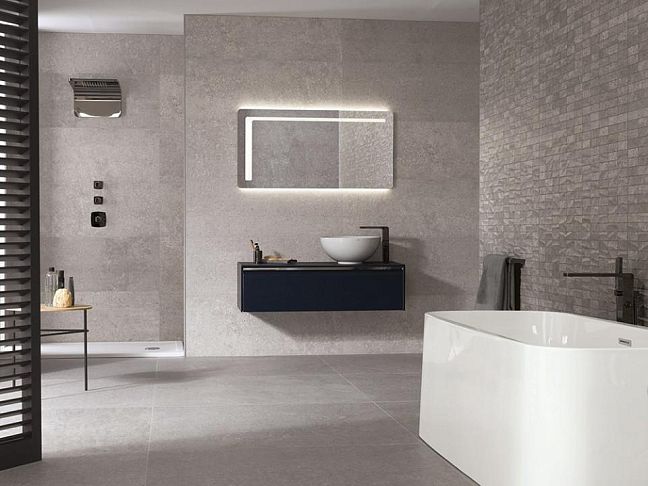 Керамогранит Porcelanosa Prada Mosaico Acero Matt 45x120