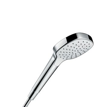 Ручной душ Hansgrohe Croma Select E 1 11см, цвет: белый/хром