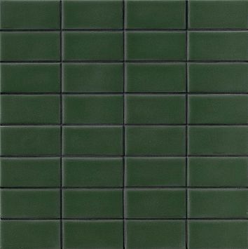 Керамогранит Mutina Din Dark Green Matt 3,6X7,4 Rete 30,2X30,2