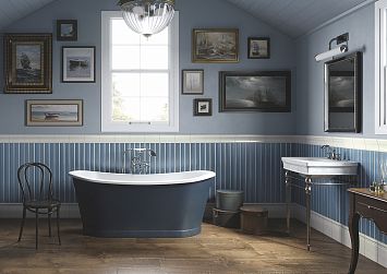 Керамическая плитка Ceramiche Grazia Cottage Navy 20x80