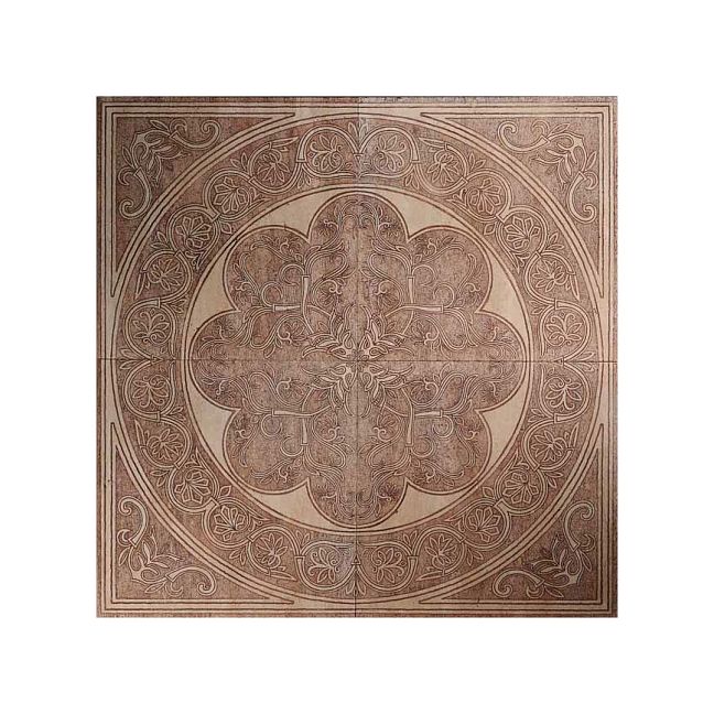 Мраморная плитка Akros Decorative Art Naxos Travertino Classico 80x80