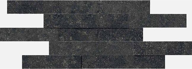 Керамогранит Italon Room Stone Black Brick 3D 620110000103 28x78