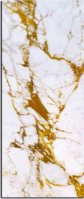 Стеклянная плитка Sicis Vetrite Electric Marble Cal Gold 120x280