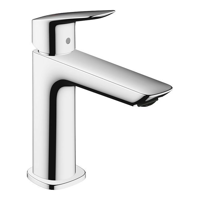 Hansgrohe Logis Смеситель для раковины, однорычажный, 110 Fine CoolStart, со сливным гарнитуром хром 71254000 