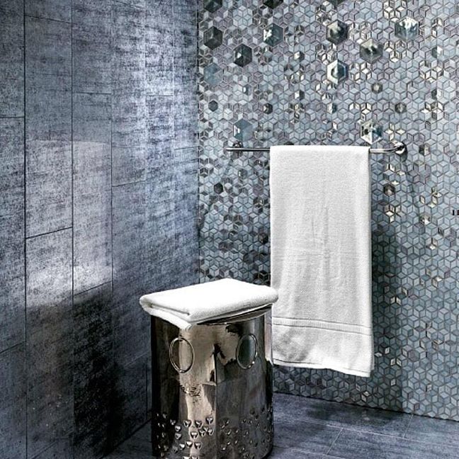 Стеклянная плитка Sicis Vetrite Tile Pergamino Grey 59,3x59,3