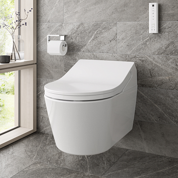 Сиденье TOTO WASHLET SX EWATER+ 383х579х146 мм, с дистанционным управлением, для унитаза CW522EY, цвет: белый (НОВИНКА 2021)