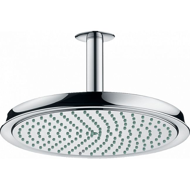 Верхний душ Hansgrohe Raindance Classic Air 1jet (RainAir), d240мм, с потолочным держателем 100 мм, G1/2, цвет: хром