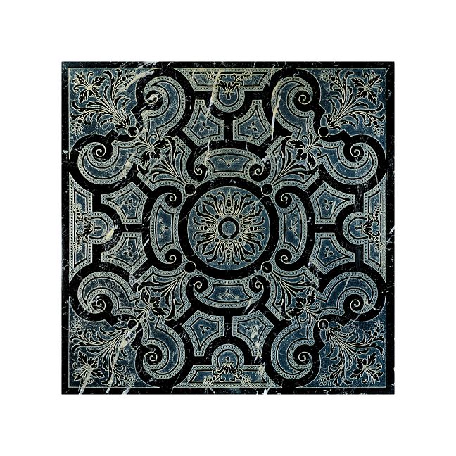 Мраморная плитка Akros Axioma Enia OLD Nero Marquinia 40x40