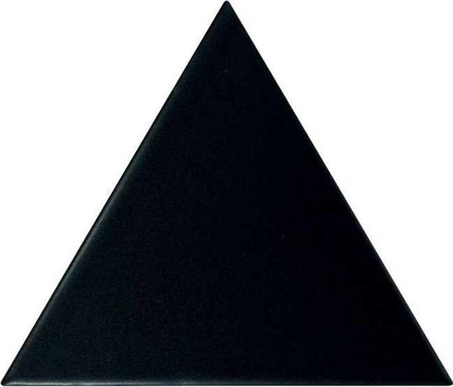 Керамическая плитка Equipe Scale Triangolo Black Matt 10,8x12,4