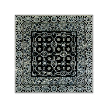 Мраморная плитка Akros Axioma Peripetia OLD Nero Marquinia 40x40