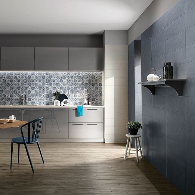 Керамическая плитка Love Ceramica Splash Patchwork Blue Matt 20x60