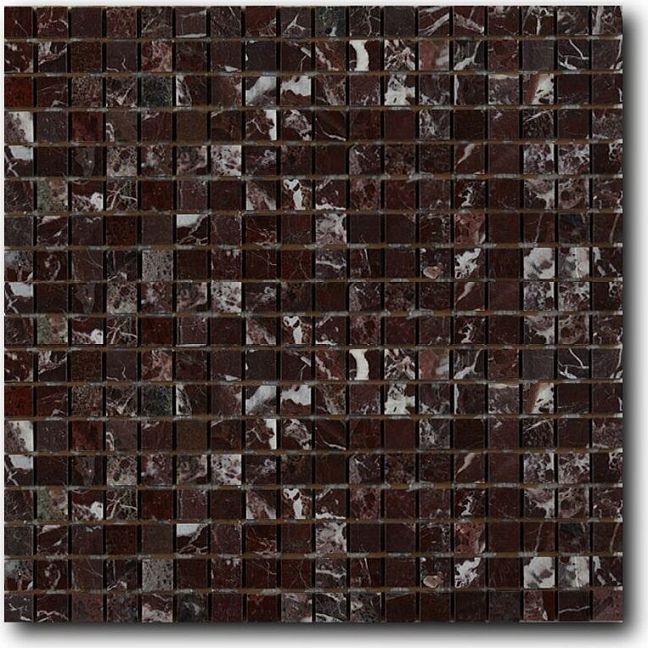 Мозаика Art&Natura Marble Mosaic Rosso Levanto 30,5x30,5