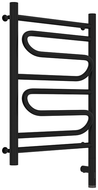 Полотенцесушитель электрический Сунержа Элегия 3.0 600х400 МЭМ правый, Матовый чёрный