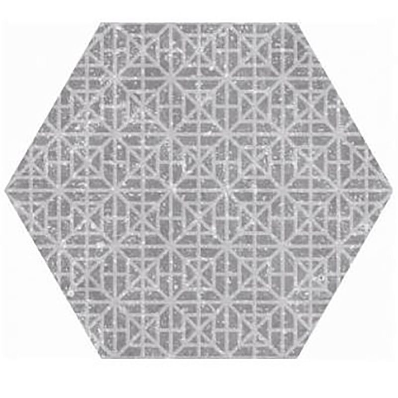 Equipe Керамогранит Coralstone Hexagon Melange Grey 29,2x25,4x0,83