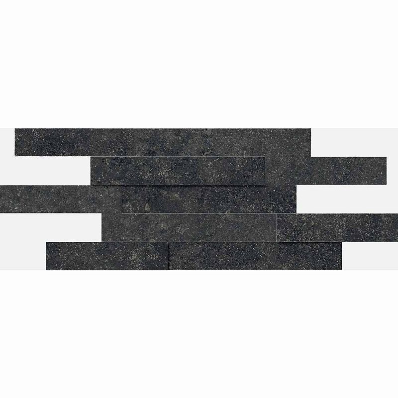 Керамогранит Italon Room Stone Black Brick 3D 620110000103 28x78