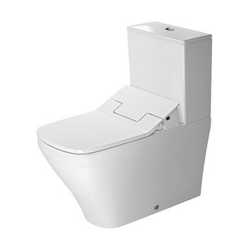 Duravit DuraStyle Бачок с механизмом двойного смыва, хром, 6/3л., для подключения справа или слева 390x170мм, цвет: Белый