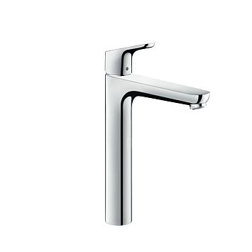 Смеситель для раковины Hansgrohe Focus однорычажный, высокий h:23см., на 1 отв., цвет: хром