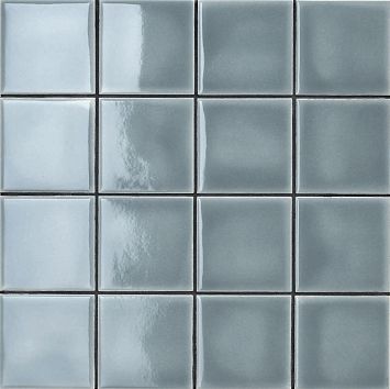 Керамогранит Mutina Din Light Blue Glossy 15X15