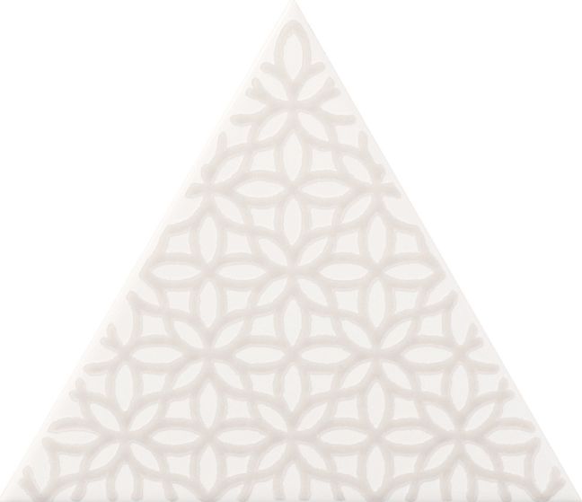 Керамическая плитка Petracers Triangolo Gipsy Grigio Su Bianco 17x17