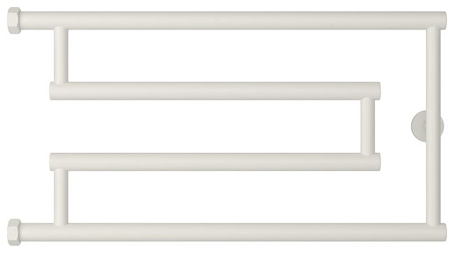 Полотенцесушитель водяной Сунержа High-Tech model &quot;G&quot; 320х650, Матовый белый