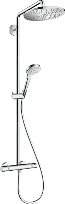 Душевая система Hansgrohe Croma Select 280 1jet SHP Showerpipe с термостатом, цвет: хром