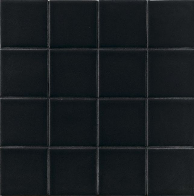 Керамогранит Mutina Din Black Matt 7,4X7,4 Rete 30,2X30,2