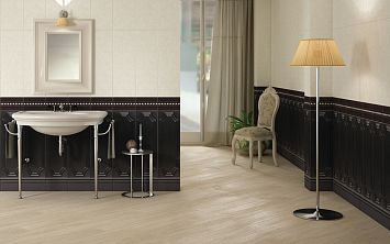 Керамическая плитка Victoria Royal Ebony 75x25