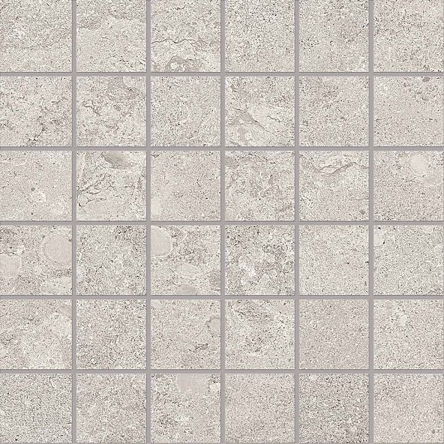 Керамогранит Emil Ceramica MaPierre Decoro Mosaico 5x5 Ancienne Gris Naturale Rett 30x30cm, 9,5mm