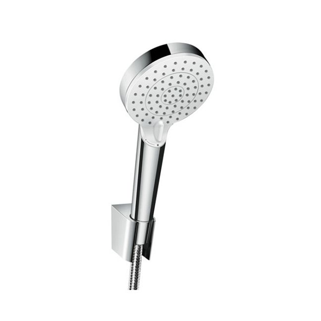 Ручной душ Hansgrohe Crometta Vario Porter, 10см, цвет: хром/белый