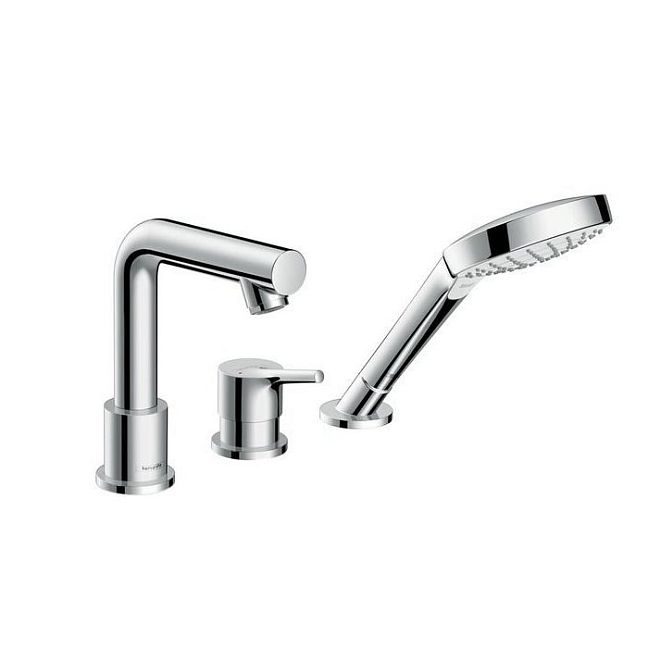 Смеситель на борт ванны Hansgrohe Talis S, на 3 отверстия, Цвета: хром