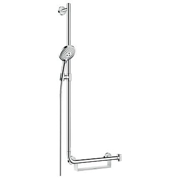 Душевой гарнитур Hansgrohe Raindance Select S 120 EcoSm/U'Comf, настенный, с ручным душем, цвет: хром