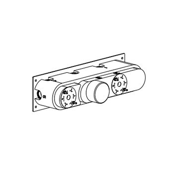 Carimali W5102 Встраиваемая часть термостатического смесителя на 4 выхода G 1/2’&